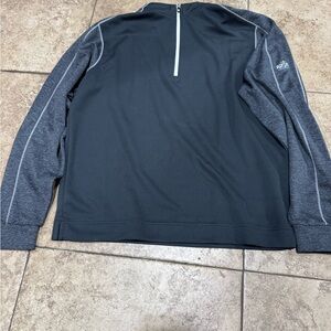 Puma Charcoal and Black Quarter-Zip Pullover